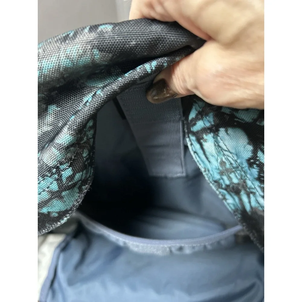 Burton Multi Colored Blue Backpack Adjustable Straps Some Staining Shown In Pics